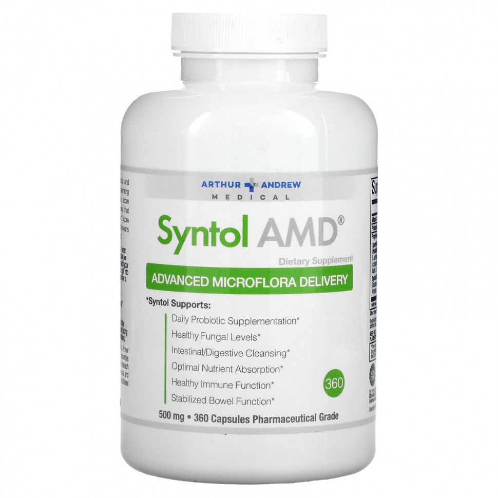   (Iherb) Arthur Andrew Medical, Syntol AMD, Advanced Microflora Delivery,    , 500 , 360 ,   22090 
