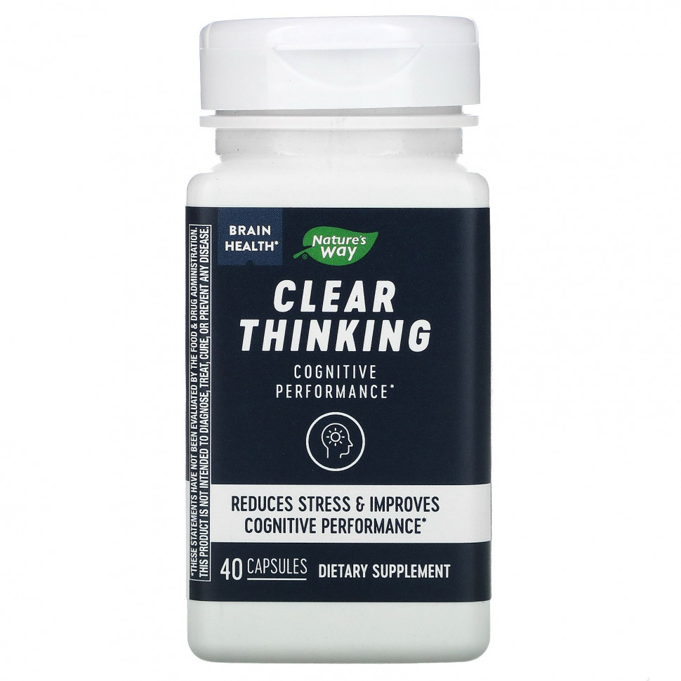 ���� ������ (Iherb) Nature's Way, Brain Health, ����� ��������, 40 ������, ������ �� 4940 ���