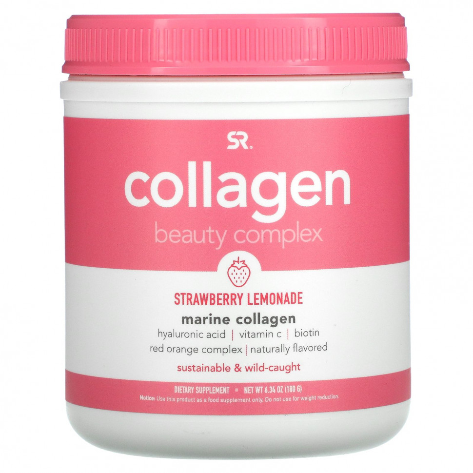 ���� ������ (Iherb) Sports Research, �������� Collagen Beauty, ������� ��������, ���������� �������, 180 � (6,34 �����), ������ �� 5350 ���