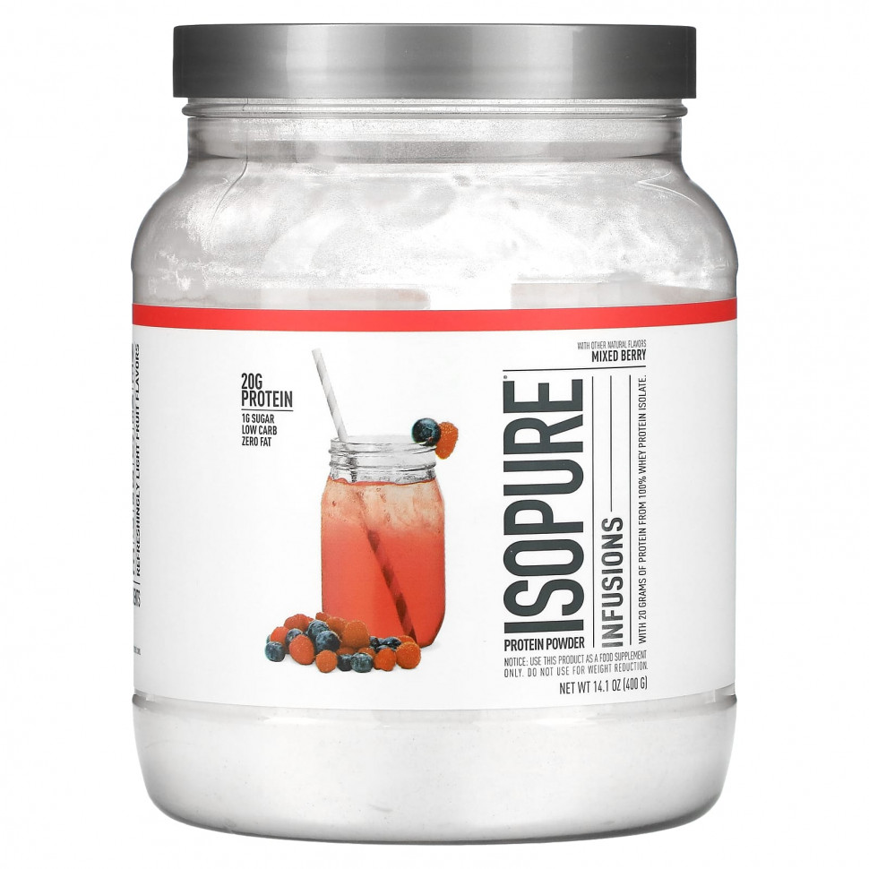 ���� ������ (Iherb) Isopure, Infusions, ����������� �������, ������� �������, 400 � (14,1 �����), ������ �� 8280 ���