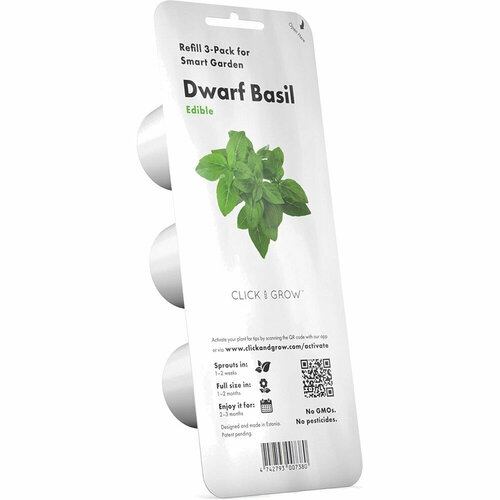       Click and Grow Refill 3-Pack   (Dwarf Basil)   -     , -, 
