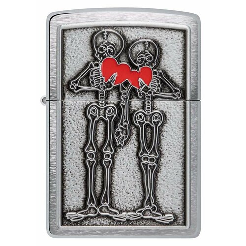     ZIPPO Classic 48688 Couple Love   Brushed Chrome -  ,   8054 