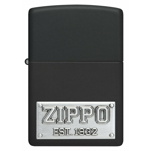 ���� ������������ ���������� ��������� ZIPPO Classic 48689 License Plate � ��������� Black Matte - �������� ����, ������ �� 8780 ���