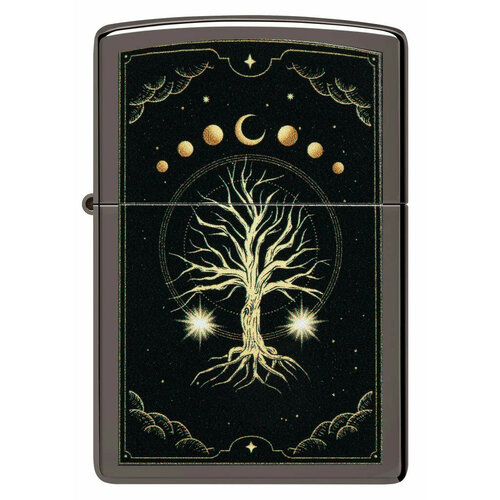 ���� ������������ ���������� ��������� ZIPPO Classic 48636 Mystic Nature Design � ��������� Black Ice - ����������� �������, ������ �� 7136 ���