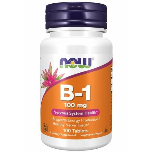 ���� NOW ������� �-1 100 �� Vitamin B1, 100 ��������, ������ �� 1450 ���