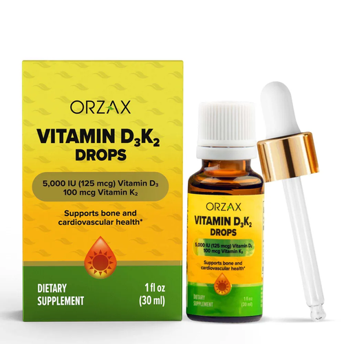 ���� ������� �3+�2 Vitamin D3+�2, ORZAX, 30 ��, 5000 IU, ������ �� 1580 ���