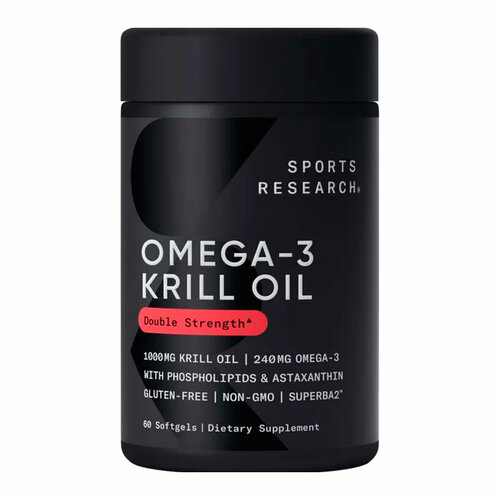 ���� ������� Sports Research Antarctic krill oil, 110 �, 60 ��., ������ �� 4640 ���