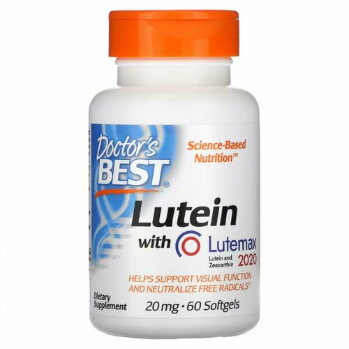 ���� Doctor`s Best Lutein with Lutemax (������ 20 ��) 60 ���� (Doctor's Best), ������ �� 1990 ���