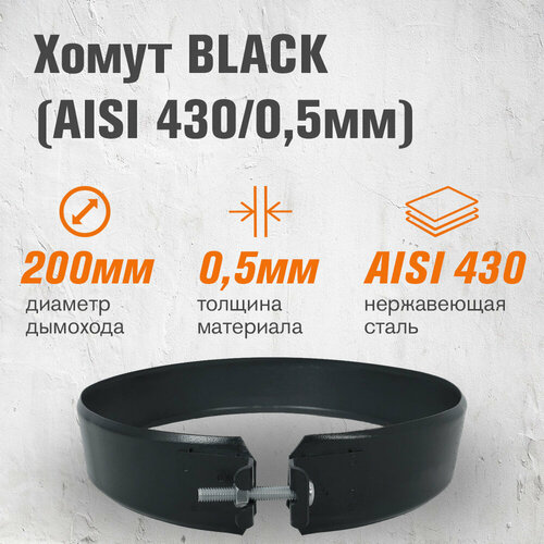 ���� ����� BLACK (AISI 430/0,5��) (200), ������ �� 1035 ���