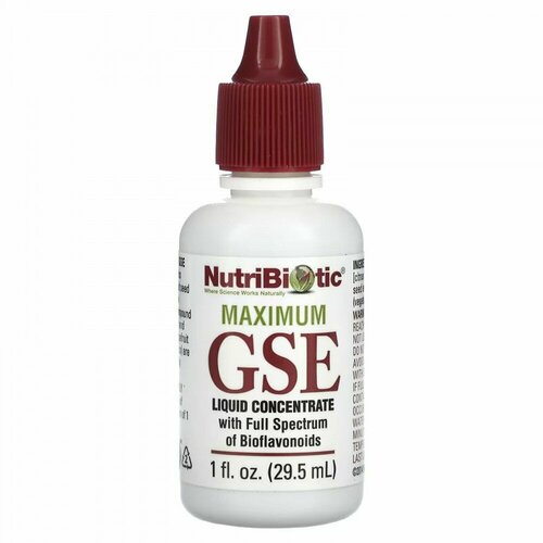 ���� NutriBiotic, Maximum GSE, ������ ����������, 29,5 �� (1 ������ �����), ������ �� 2500 ���
