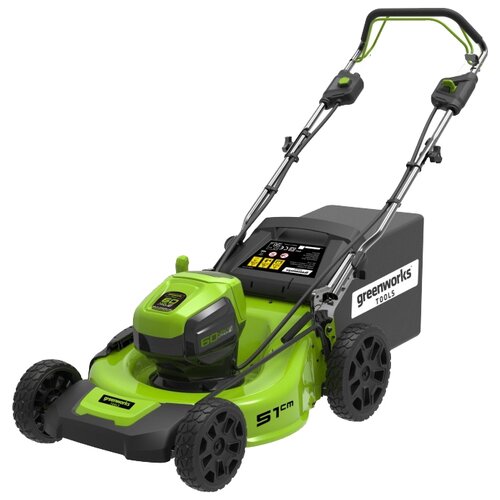 ���� �������������� ������������� Greenworks 2514307 60V 51cm GD60LM51SP DigiPro, 4����,  ��� ��� � ��, 51 ��, ������ �� 44400 ���