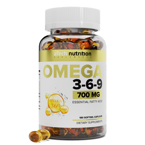 ���� ������� aTech Nutrition Omega 3-6-9, 0.7 �, 180 ��., ������ �� 842 ���