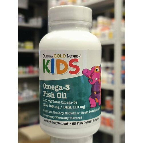 ���� California Gold Nutrition ����� ��� � �����-3 ��� �����, 60 ������, ������ �� 1770 ���