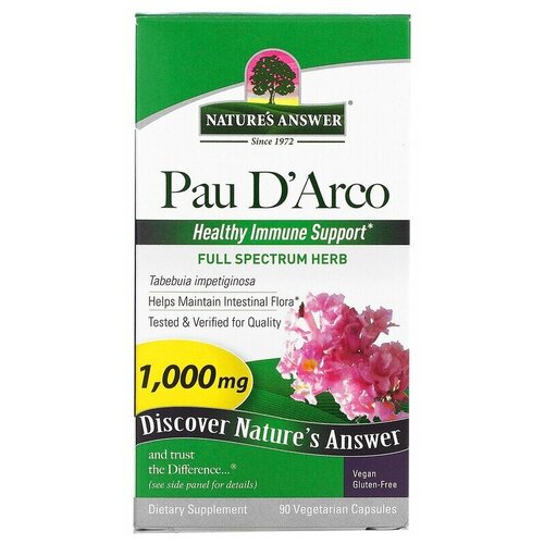 ���� Nature's Answer Pau D'Arco 1000mg 90 �������������� ������, ������ �� 2273 ���