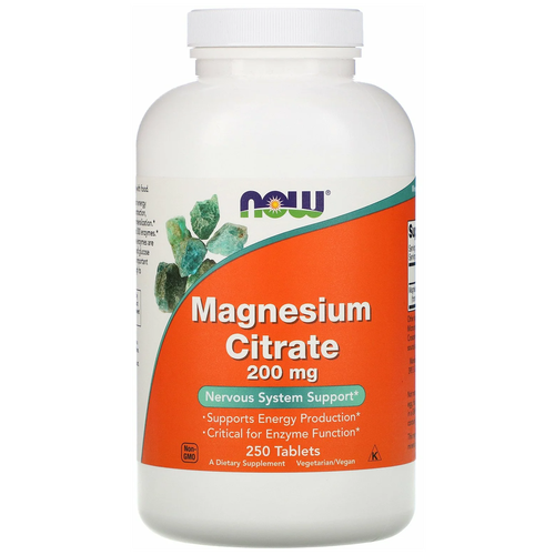 ���� �������� NOW Magnesium Citrate, 250 �, 200 ��, 250 ��., ������ �� 5460 ���