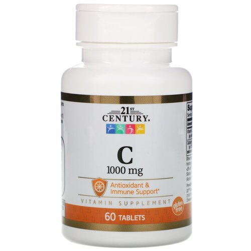 ���� �������� 21st Century Vitamin C 1000 ��, 0.2 �, 235 ��, 1000 ��, 60 ��., ������ �� 989 ���