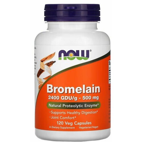 ���� ������� NOW Bromelain, 500 ��, 120 ��., ������ �� 5320 ���