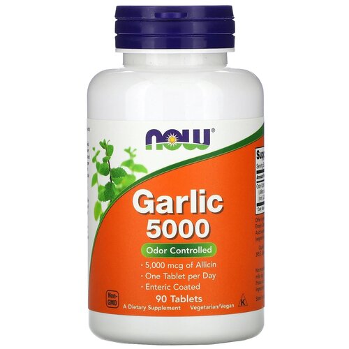���� �������� NOW Garlic 5000, 140 �, 5000 ���, 90 ��., ������ �� 3570 ���