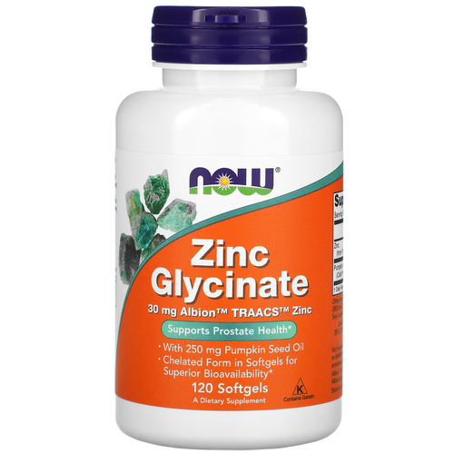 ���� ������� NOW Zinc Glycinate, 100 �, 150 ��, 120 ��., ������ �� 1843 ���