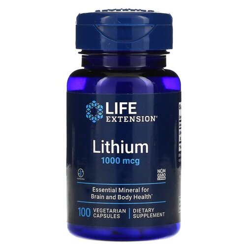 ���� ������� Life Extension Lithium, 50 �, 1000 ���, 100 ��., ������ �� 1740 ���