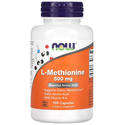 ���� ������� NOW L-Methionine, 260 �, 500 ��, 100 ��., ������ �� 3094 ���