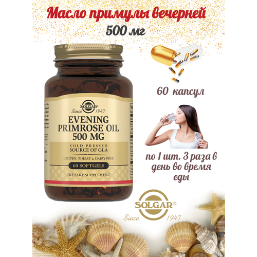 ���� ����� ������� �������� ������ Evening Primrose Oil Solgar 500 �� 60 ������, ������ �� 2587 ���