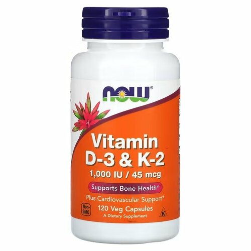 ���� Now Foods Vitamin D-3 & K-2 120 ������, ������ �� 2769 ���
