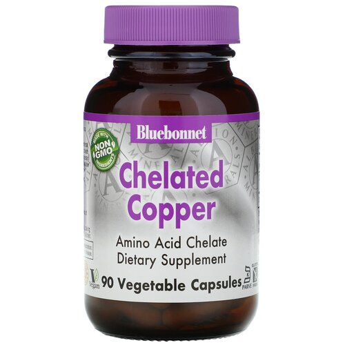 ���� Bluebonnet Nutrition Chelated Copper Albion, 270 �, 90 ��., ������ �� 2384 ���