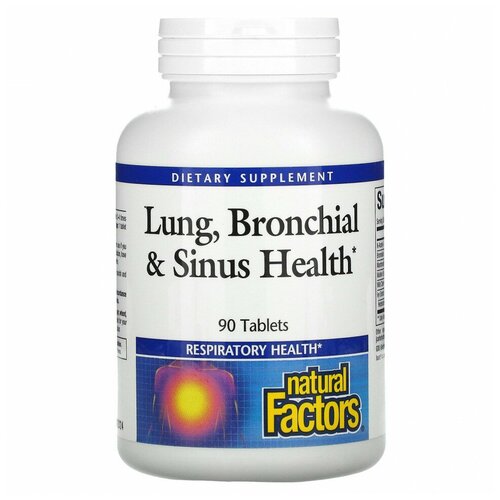 ���� Natural Factors Lung Bronchial & Sinus Health (�������� ����������� �����) 90 ��������, ������ �� 3563 ���