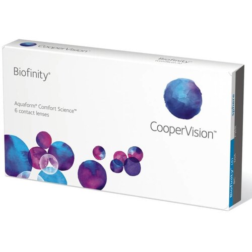 ���� ���������� ����� CooperVision Biofinity, 6 ��., R 8,6, D -5,5, 1 ��., ������ �� 2700 ���