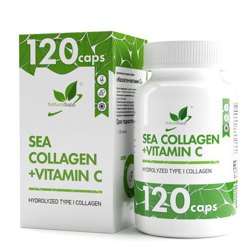 ���� ������� NaturalSupp Sea collagen + Vitamin C, 120 ��., ������ �� 909 ���