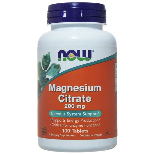 ���� �������� NOW Magnesium Citrate 200 ��, 210 �, 200 ��, 100 ��., ������ �� 1948 ���