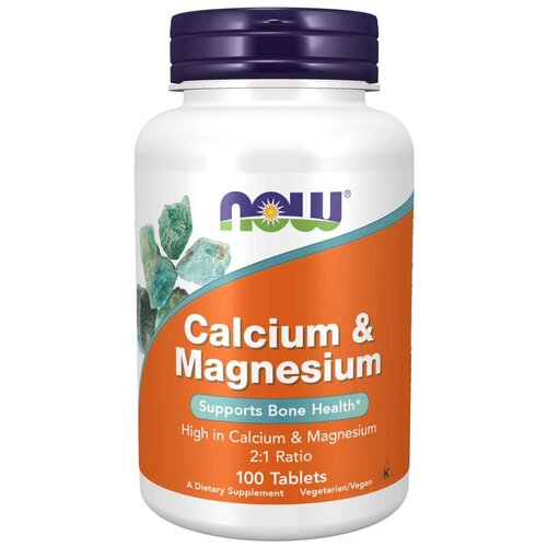 ���� �������� NOW Calcium & Magnesium, 100 �, 250 ��, 100 ��., ������ �� 1634 ���
