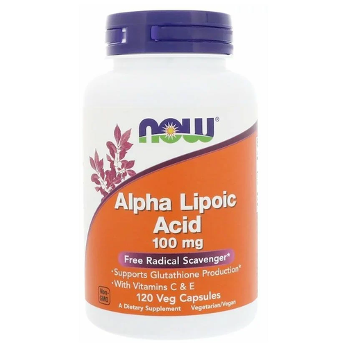 ���� ������� NOW Alpha Lipoic Acid with Vitamins C and E, 160 �, 100 ��, 120 ��., ������ �� 1790 ���