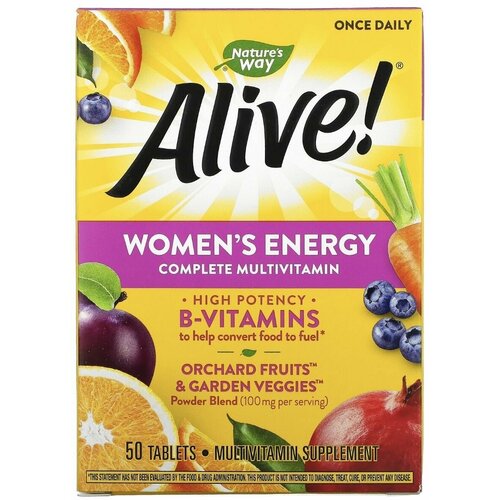 ���� Natures Way, Alive! ����������� ���������������� �������������� �������� ��� ������, 50 ��������, ������ �� 2240 ���