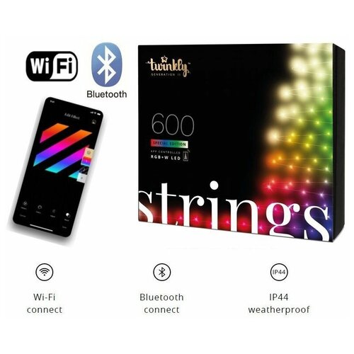 ���� Smart LED �������� Twinkly Strings 600 ����������� RGB+W BT+WiFi (TWS600S�P-BEU), ������ �� 36990 ���