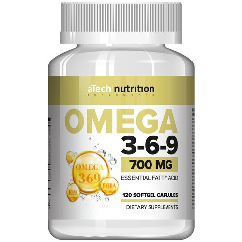 ���� ������� aTech Nutrition Omega 3-6-9, 120 ��., ������ �� 718 ���