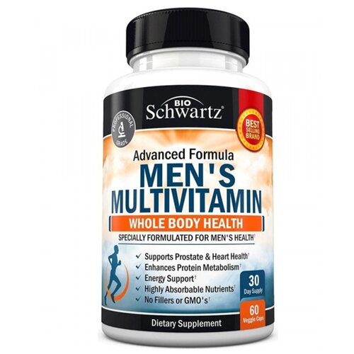 ���� ������� BioSchwartz Men's Multivitamin, 150 �, 60 ��., ������ �� 3095 ���