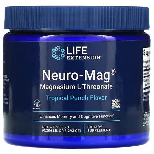 ���� ������� Life Extension Neuro-Mag Magnesium L-Threonate, 93.4 �, ������ �� 4014 ���