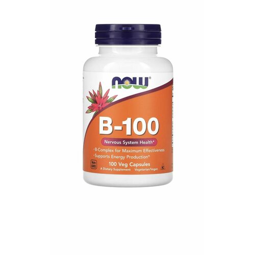 ���� B-100 �������� ��������� ������ � ��� ������������ ������������� NOW B-100 B-Complex for Maximum Effectiveness 100 ������, ������ �� 3099 ���