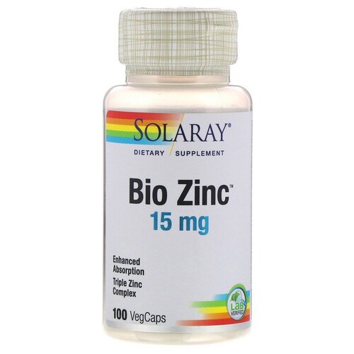 ���� ������� Solaray Bio Zinc 15 ��, 80 �, 100 ��., ������ �� 1161 ���