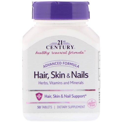 ���� �������� 21st Century Hair, Skin & Nails, 100 �, 100 ��, 50 ��., ������ �� 1583 ���