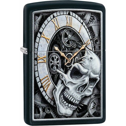  ZIPPO  Skull Clock   Black Matte /   38x13x57  29854,   7230 