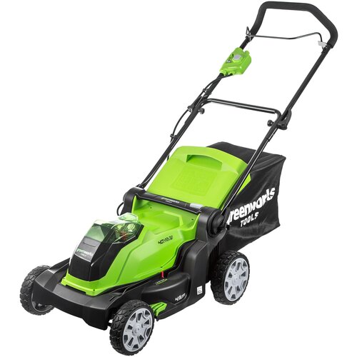 ���� �������������� ������������� Greenworks G40LM41 (��� ��� � ��), 4����, ��� ���, 41 ��, ������ �� 19490 ���
