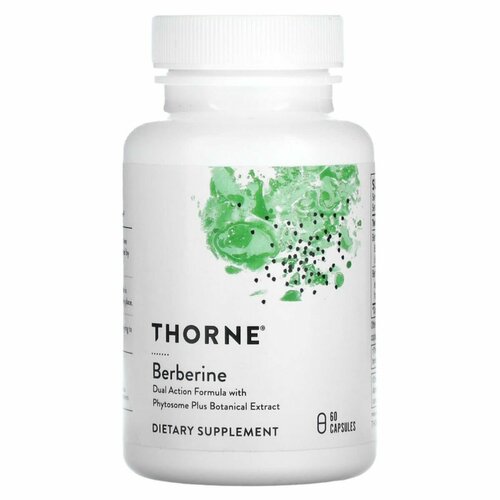 ���� Thorne Research, ��������, Berberine 200 mg, 60 caps, ������ �� 3650 ���