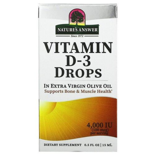 ���� ����� Nature's Answer Vitamin D-3, 100 �, 15 ��, 4000 ��, 240 ��., ������ �� 2350 ���