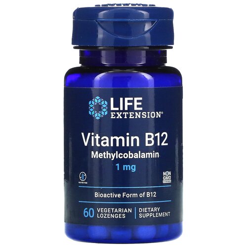 ���� �������� Life Extension Vitamin B12 Bioactive form, 100 ��, 1 ��, 60 ��., ������ �� 1068 ���
