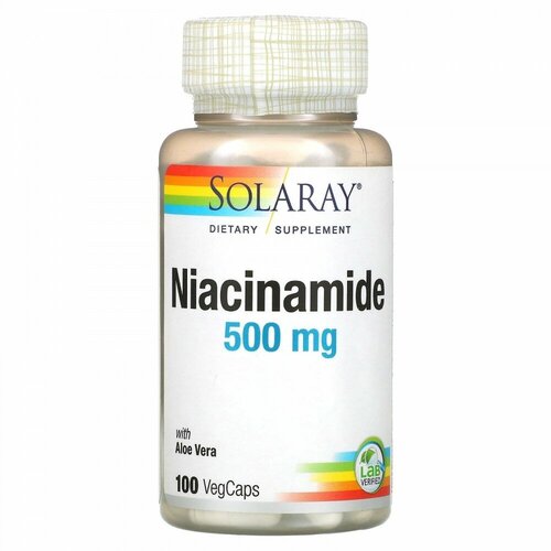 ���� Solaray Niacinamide 500 mg Vitamin B-3 (����������� 500 �� ������� �-3) 100 ��� ������ (Solaray), ������ �� 1849 ���