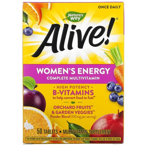 ���� �������� Nature's Way Alive! Women's Energy ��������������, 150 �, 150 ��, 50 ��., ������ �� 2390 ���