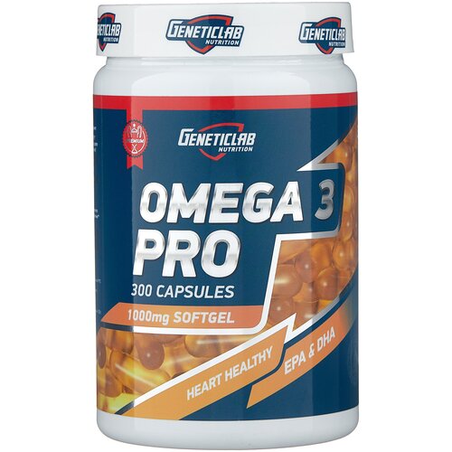 ���� Geneticlab Nutrition Omega 3 Pro 1000 mg (300 ����.), 408 �, 300 ��., ������ �� 1720 ���